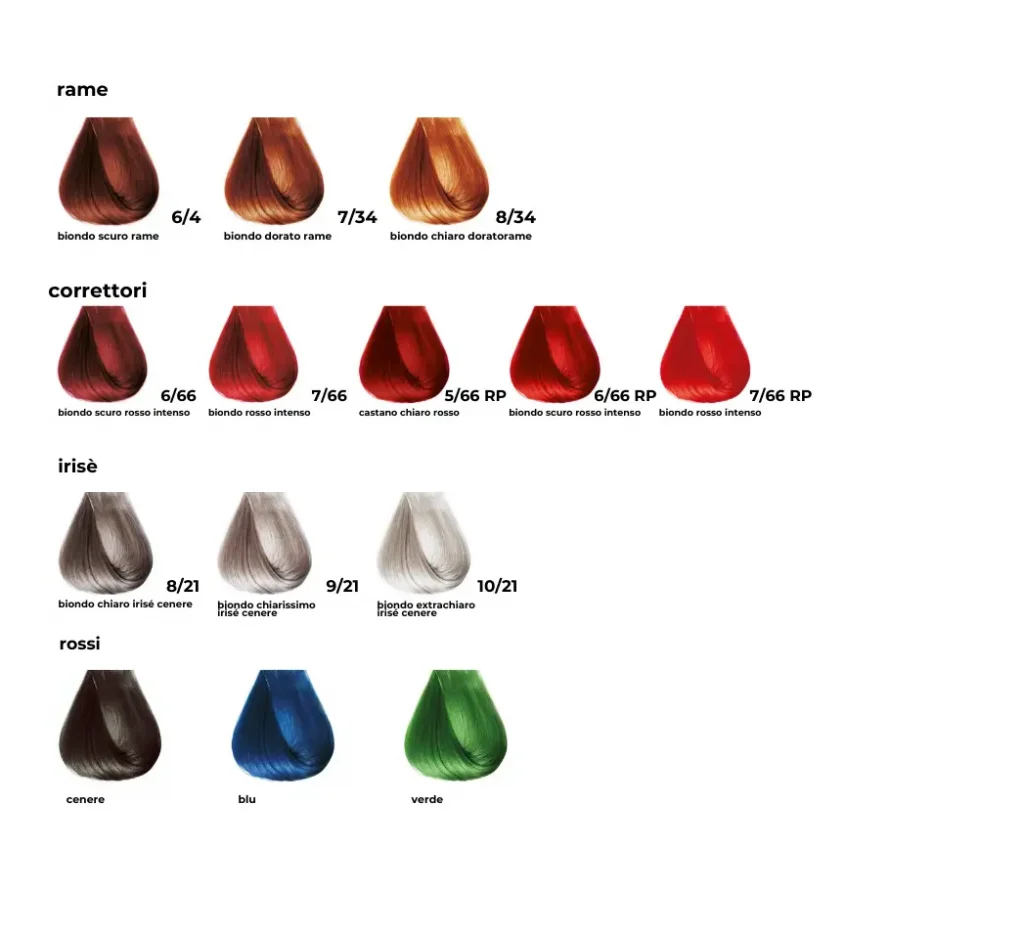 Безамонячна крем боя Pro.Co Supèrb Color с витамини B. Отлично покритие на бели коси и 74 професионални нюанса.