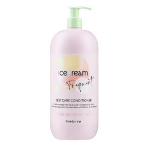 Inebrya Ice Cream Frequent Best Care Conditioner - професионален балсам за коса с ленено семе