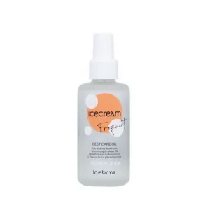 Двуфазно озаряващо олио за коса от Inebrya. Италиански професионален продукт, който хидратира, придава блясък и улеснява разресването.