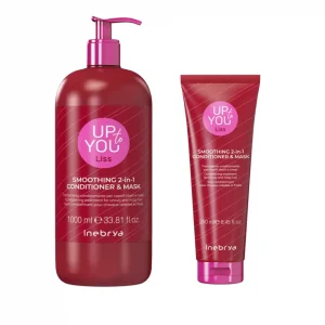 Изглаждаща грижа 2-в-1: маска и балсам